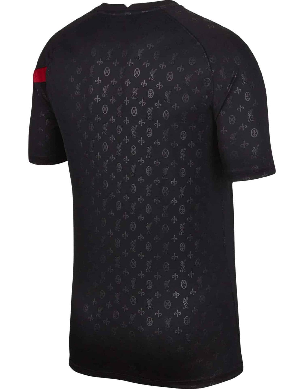 Men's Liverpool Fc Nike Black Axa Training Top Premium Monogram Design Size S