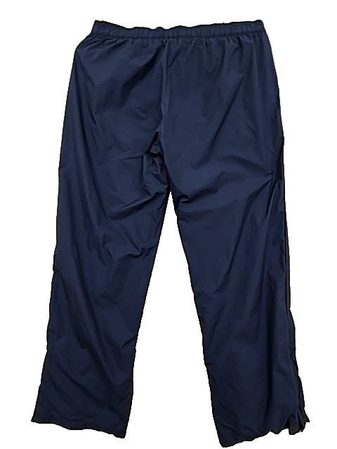 Nike Men's L Navy Track Pants Dri-FIT 100% Polyester Elastic Waist