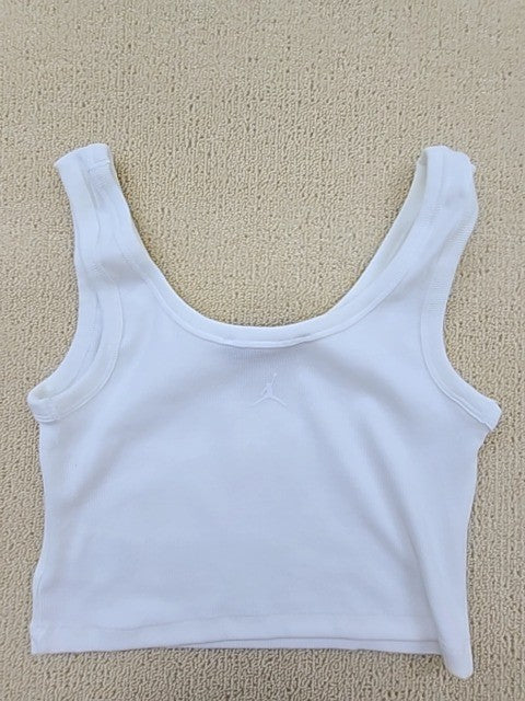 Jordan Women's White Flight Essentials Tank Top Size Small