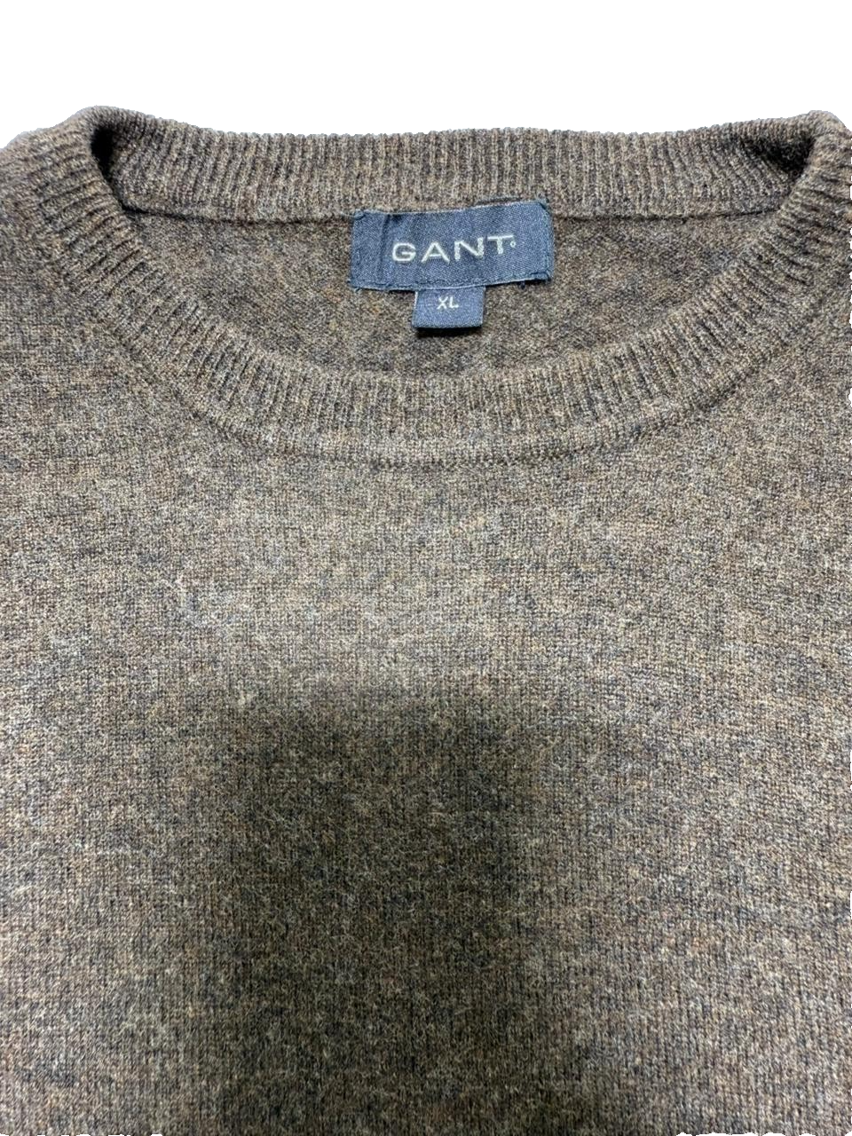 Gant Men's Round Neck Sweater Pullover Cotton Knit Jumper Size XL Casual