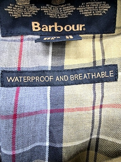 Barbour Women's Olive Waxed Cotton Tailored Jacket Size 16
