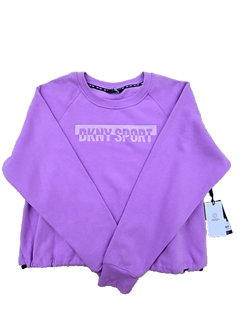 DKNY Sport Purple Women's Sweatshirt M Raglan Long Sleeve