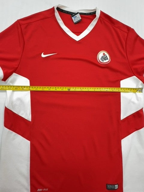 Nike Men's Red/White Soccer Jersey XL Dri-FIT
