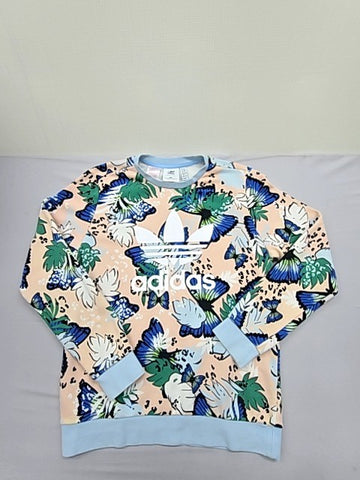 Adidas Originals Girls Butterfly Hoodie 13-14 Multicolor Oversized