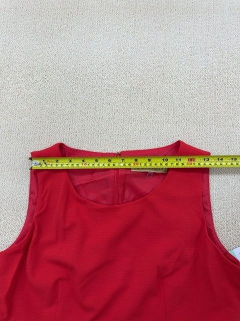 Nippon Boutique Red Midi Sleeveless Crew Dress Women