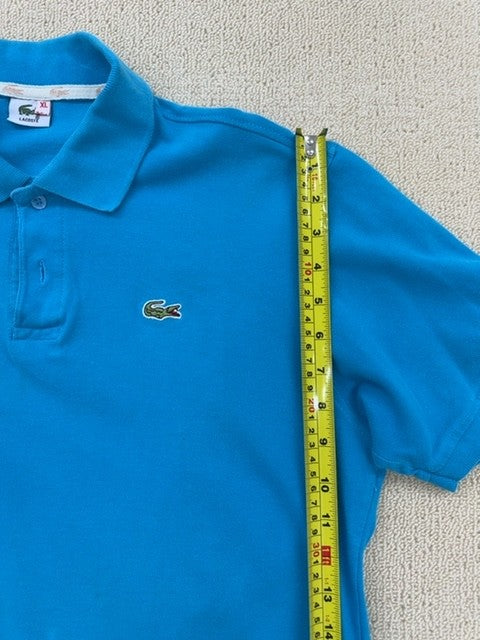 Lacoste Men's Blue L.12.12 Polo Shirt XL Cotton Piqué Classic Fit