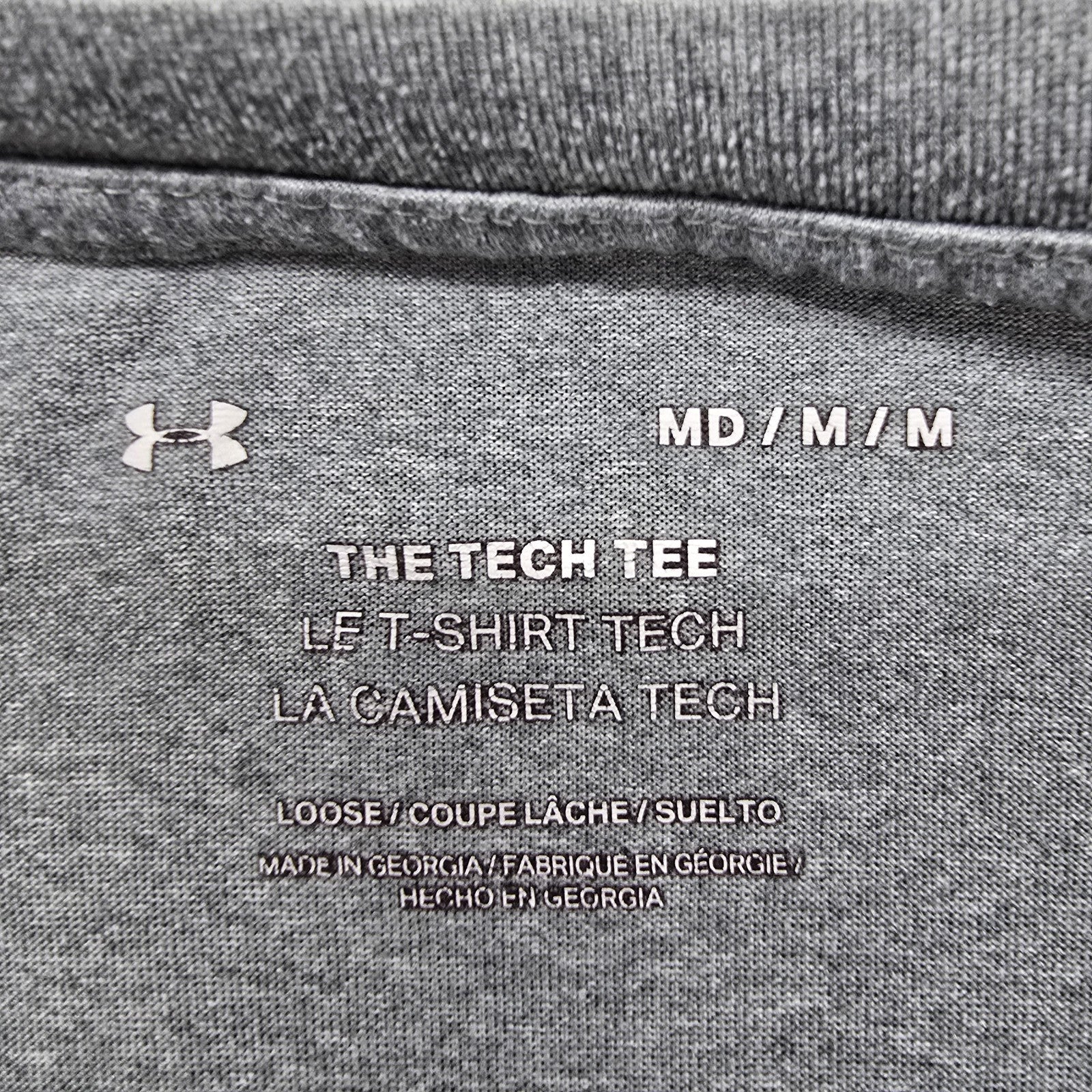 Under Armour Men Gray T-Shirt size S product image 3