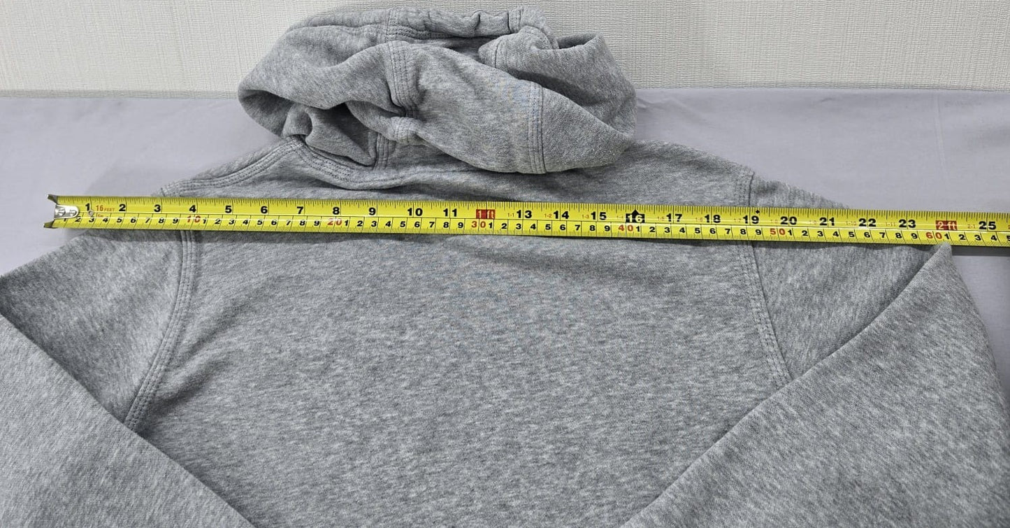 Nike Men's Grey Fleece Pullover Hoodie Size M