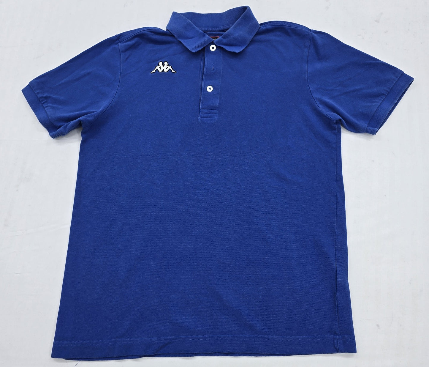 Kappa Men's Navy Polo Shirt Short Sleeve Size M Cotton Pique