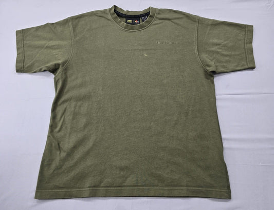 Adidas Men's Green T-Shirt – Size M, Short Sleeve