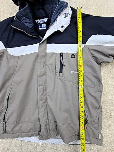 Columbia Men's Grey/Navy 3-in-1 Interchange Jacket M
