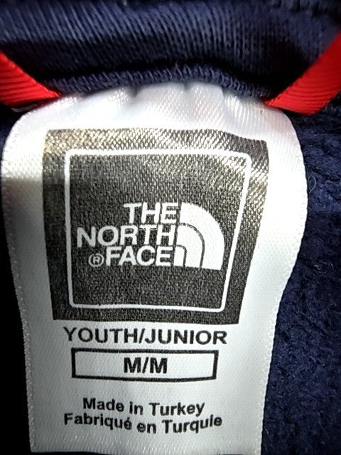 The North Face Youth Navy Pullover Hoodie Size M Kangaroo Pocket