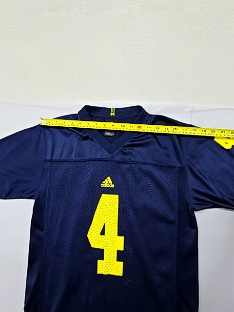 Adidas Michigan Wolverines Navy Blue Replica Jersey L ClimaCool V-Neck
