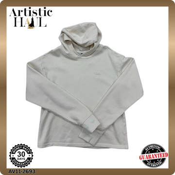 Adidas Unisex End Plastic Waste White Pullover Hoodie Size L