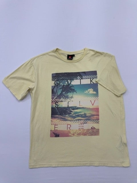 Quiksilver Boys Yellow T-Shirt size L product image 3