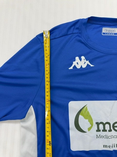 Kappa Men's Blue Breathable Football Jersey Regular Fit