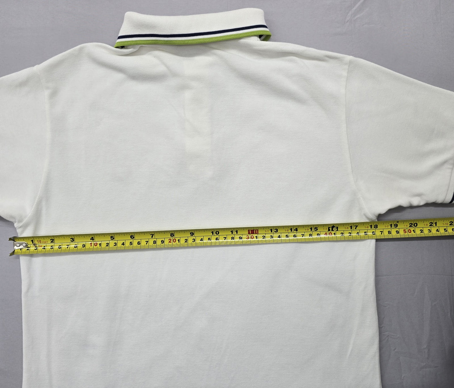 Fred Perry Kids White Polo Shirt 14Yrs Tipped Collar Laurel Wreath England