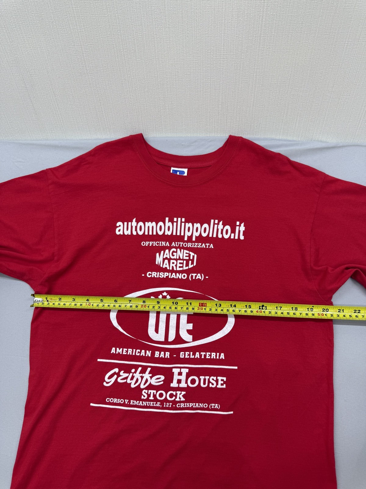 Russell ZT150 Red L Short Sleeve Crewneck T-Shirt Unisex Adult
