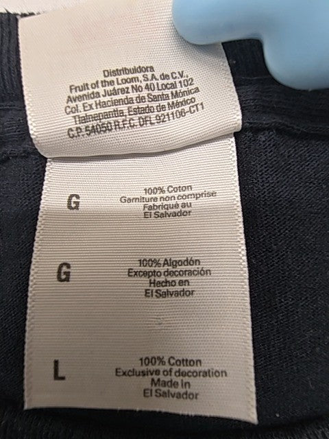Fruit of the Loom Men Black T-Shirt size L product image 7