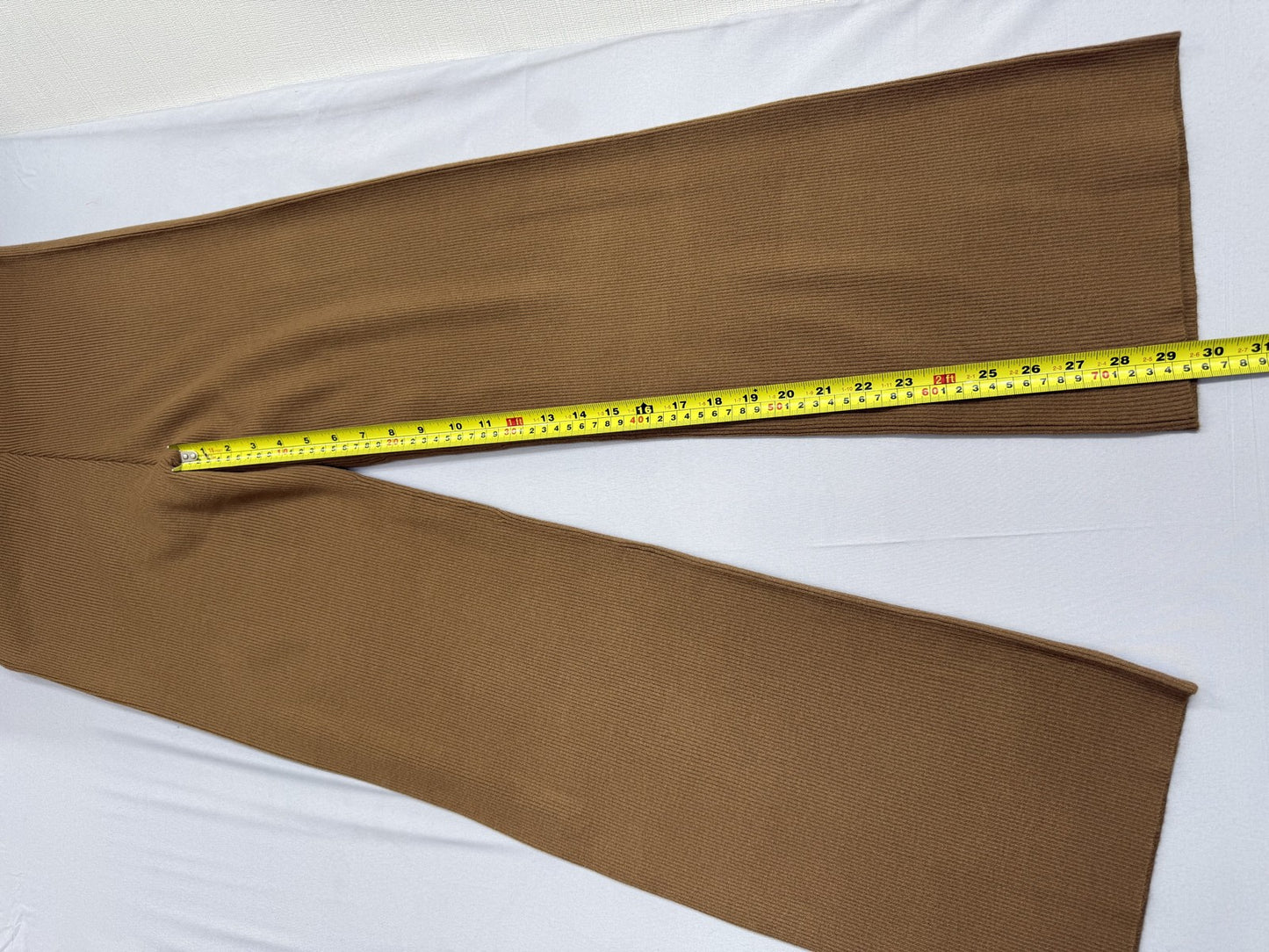 Lindex Women's Brown Wide Leg High Waist Trousers Size M