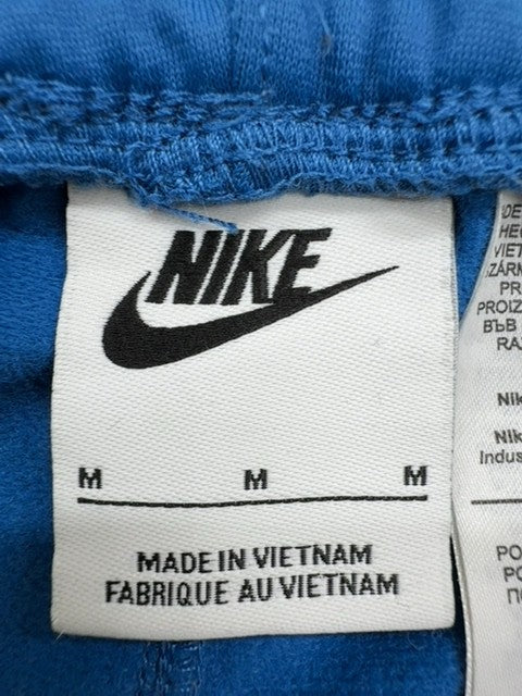 NIKE Men's Blue Color-Block Track Pants Size M