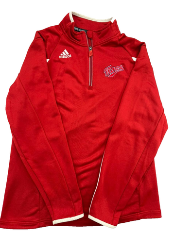 Adidas Men's Power Red Climalite Track Jacket M Full Zip