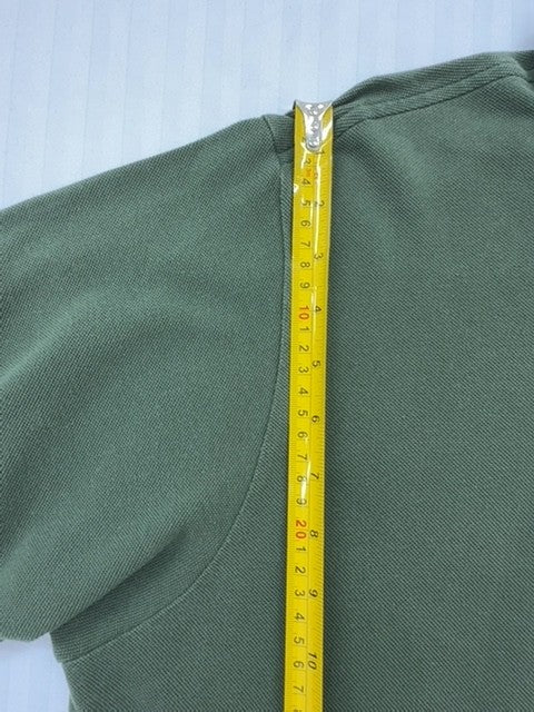 Lacoste Men's Green Polo Shirt Size 7 Classic Fit