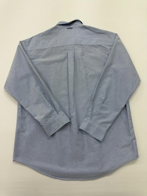 Timberland Men's Light Blue Button-Down Shirt Size M Casual 100% Cotton