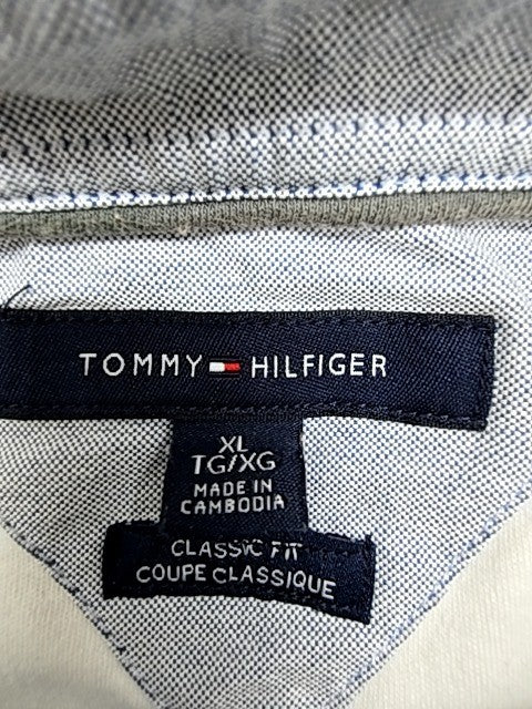 Tommy Hilfiger Men's White Polo Shirt XL Classic Fit