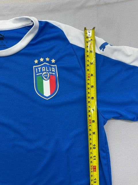 Puma Blue XL Short Sleeve Jersey Crewneck Regular Fit 782917-10