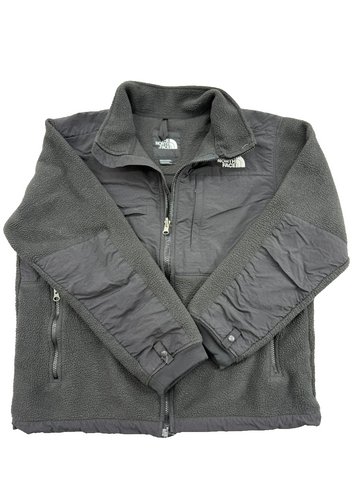 The North Face Men's Grey Full Zip Fleece Jacket L