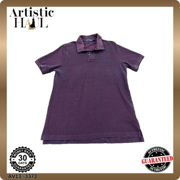Polo Ralph Lauren Men's Purple Slim Fit Polo Shirt XL Short Sleeve