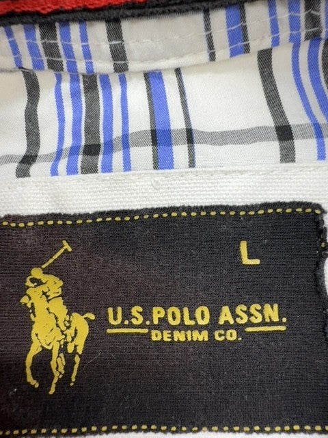 U.S. Polo Assn Boys White Polo Shirt product image 4