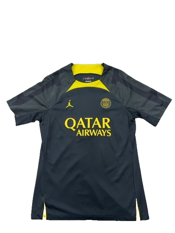 Jordan PSG 23/24 4th Stadium SS Shirt M Black/Yellow Dri-FIT Slim