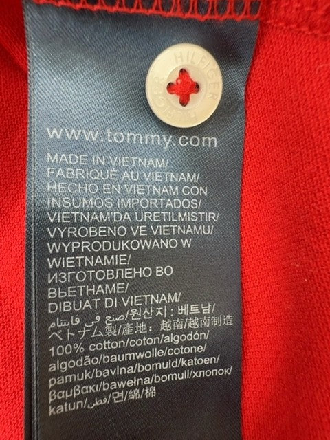Tommy Hilfiger Men Red Polo Shirt size M product image 4