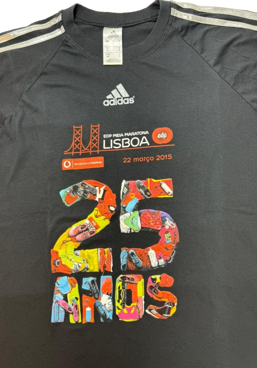 Men Adidas Edp Meia Maratona Lisboa 2015 Running Shirt Size S