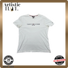Tommy Hilfiger Men White T-Shirt size XL product image 1