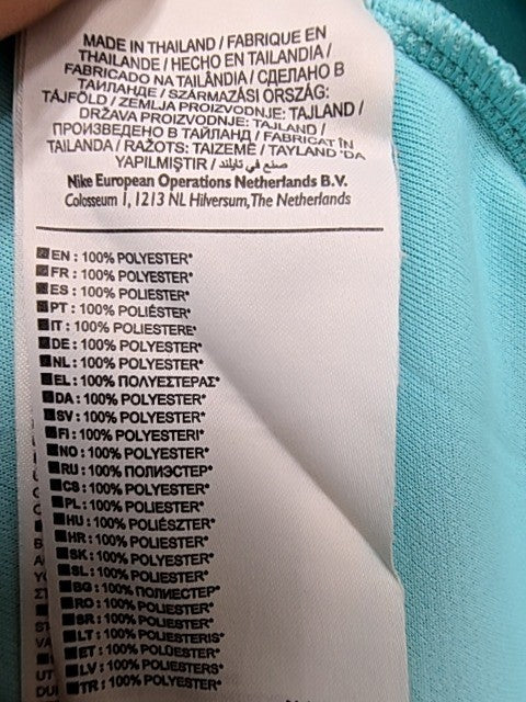 Nike Men's Teal Dri-FIT Short Sleeve T-Shirt Size L