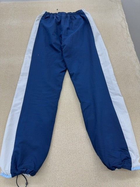 Nike Men's Navy/White Striped Tapered Track Running Pants