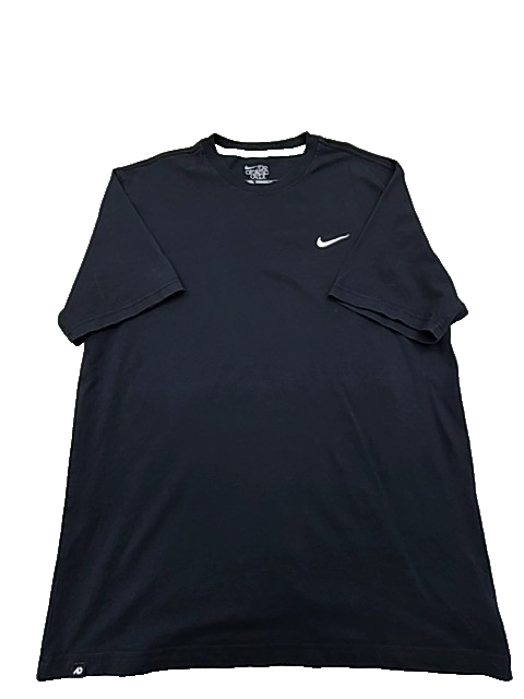 Nike Men's Black T-Shirt – Size L, Cotton
