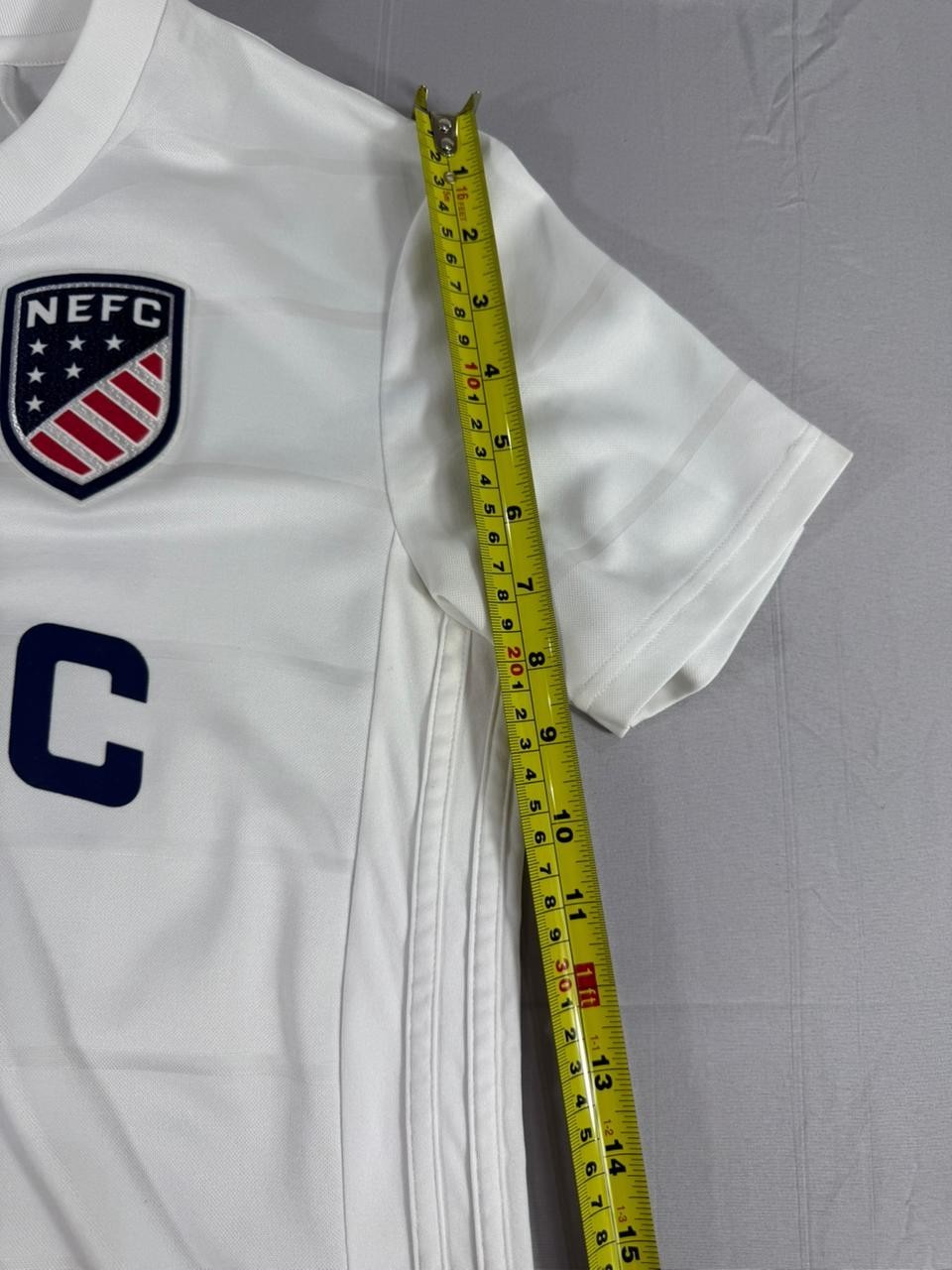Adidas NEFC Home Football Shirt White Men Medium