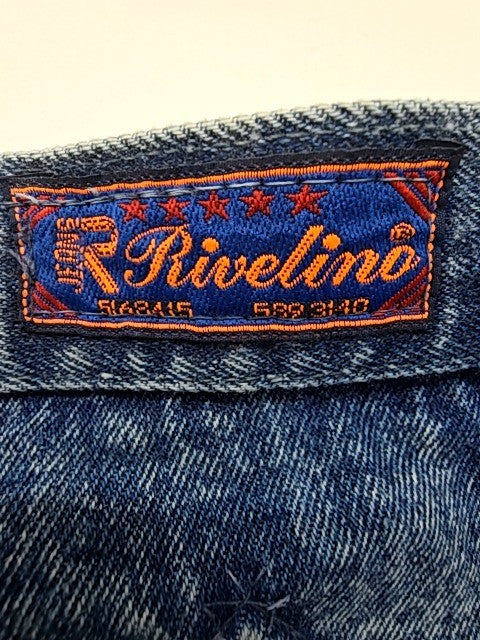 Riverlina Women's Blue Denim Knee-Length Skirt Size 50 Vintage