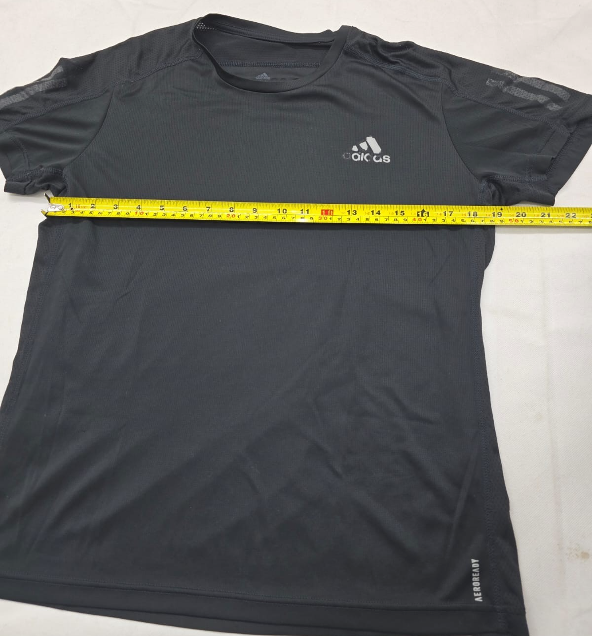 Adidas Running Primegreen T-Shirt Black Size M Made in Indonesia