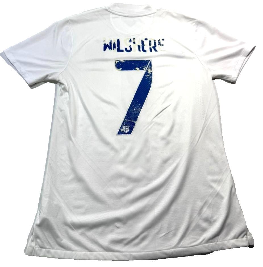 Nike England Home Football Shirt Jersey #7 Wilshere Men's World Cup - Size M