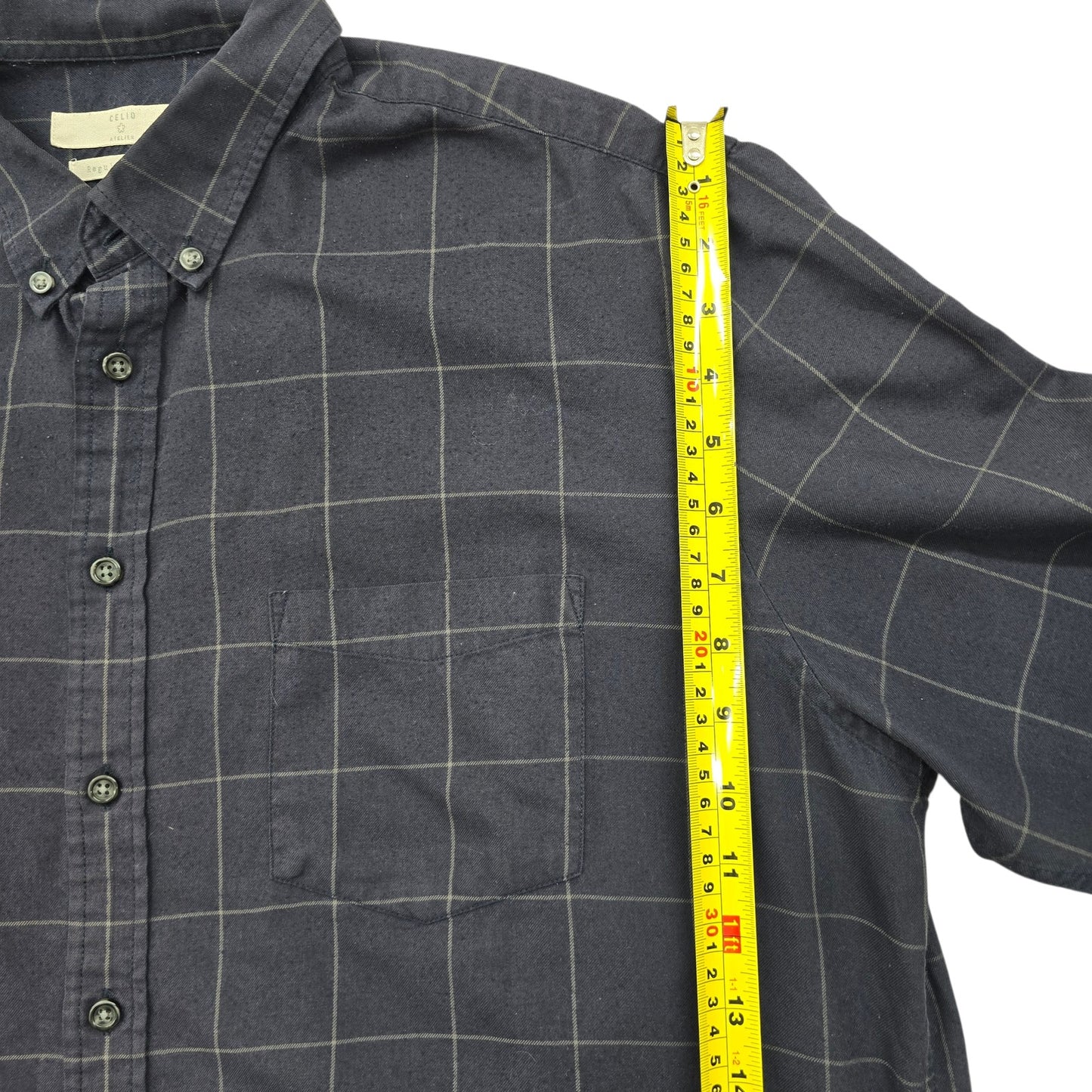 Celio Men Navy Shirt size 2XL product image 5