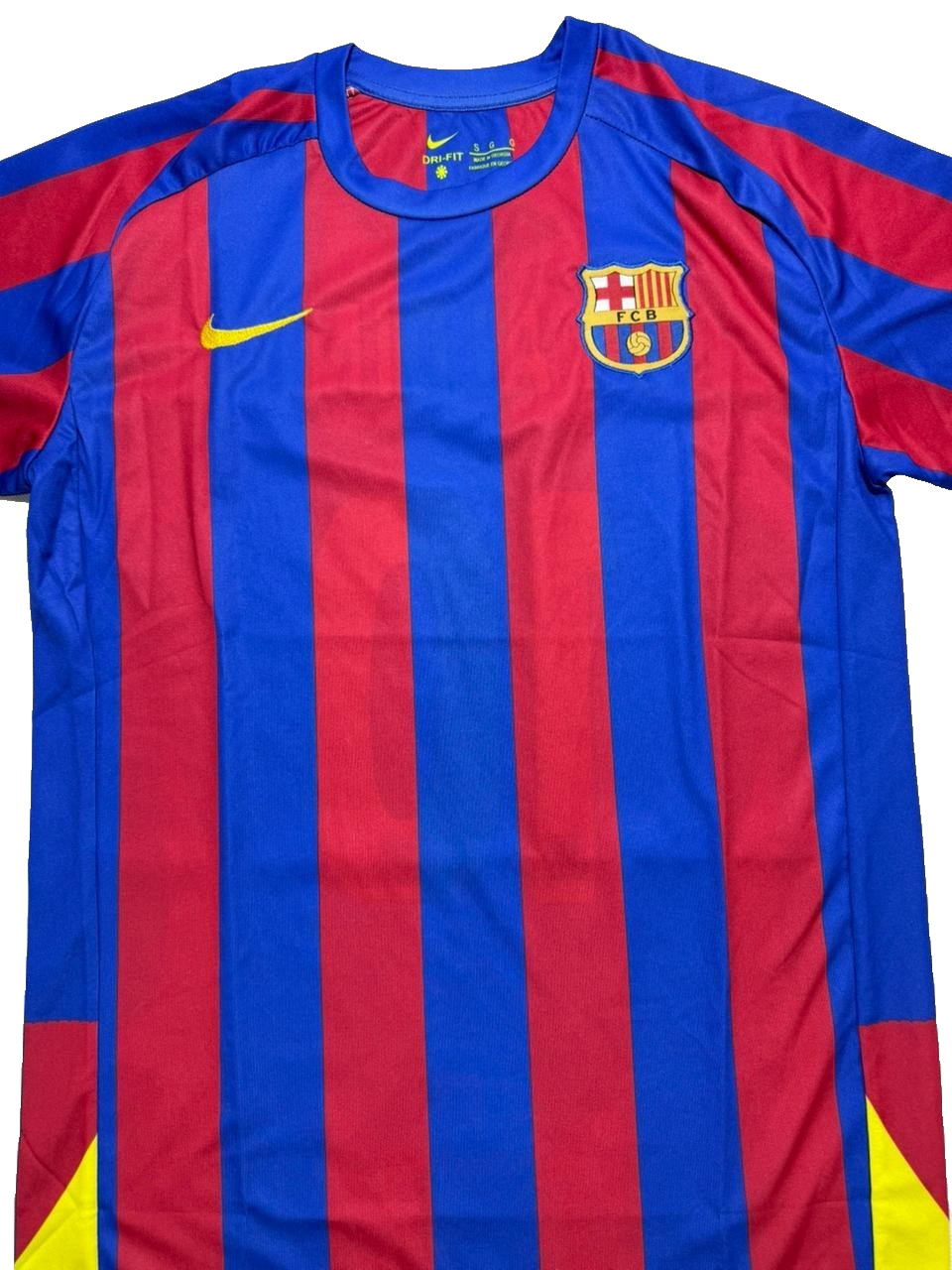 Nike Fcb Uefa Champions League Final 2006 Ronaldhino 10 Size - S
