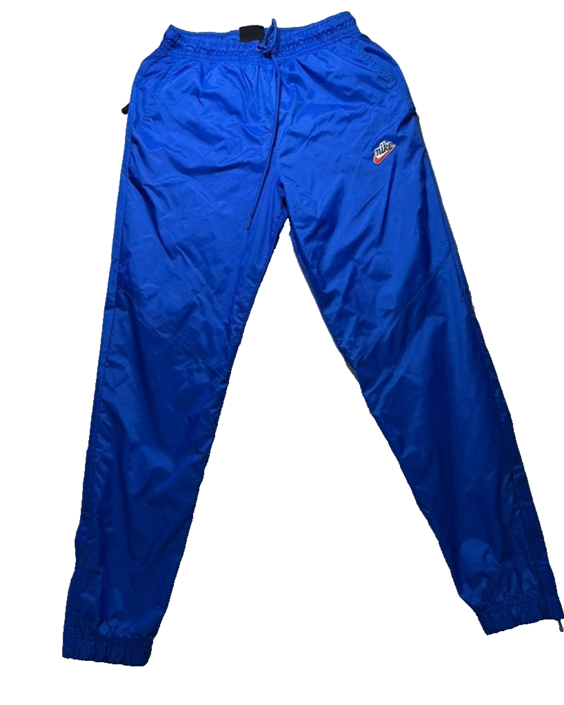 New Medium Nike Sportswear Woven Tech Joggers Blue Training Comfort | S