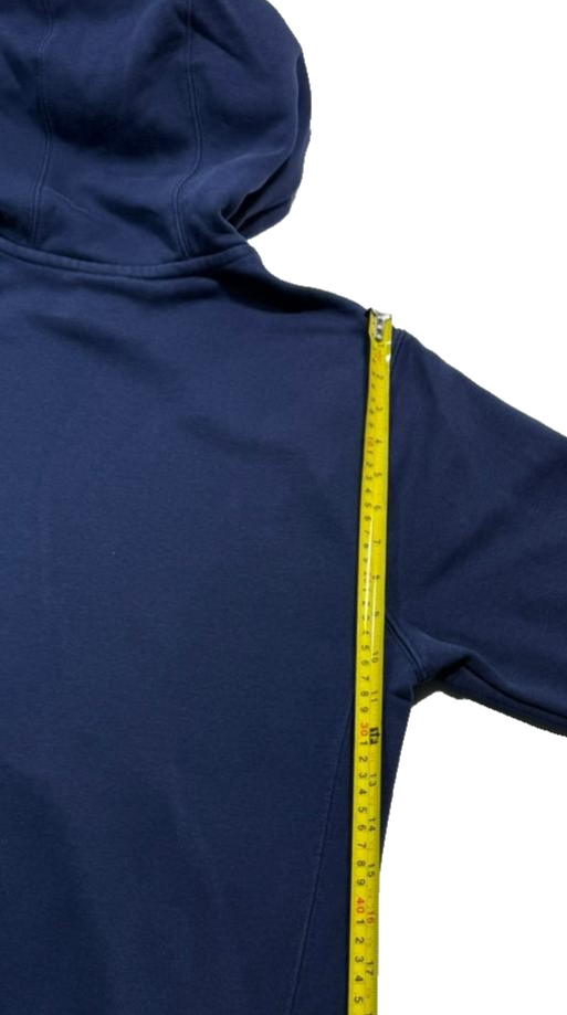 Nike Navy Blue Pullover Hoodie Men's Size Small Fleece Sweatshirt