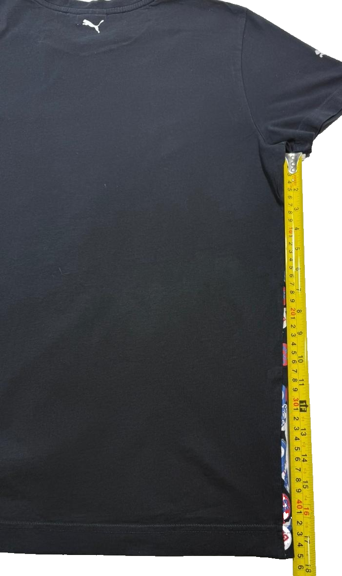 Puma Black Red Bull Racing Graphic T-Shirt - Size L
