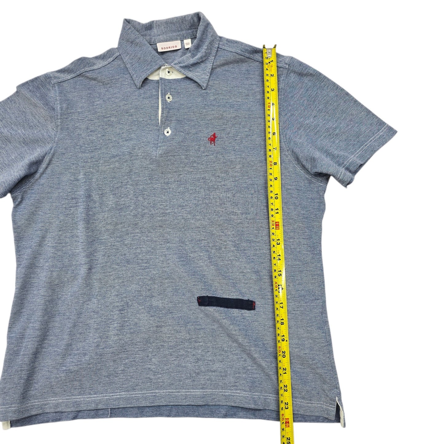 Rodrigo Men Blue Polo Shirt size 50 product image 8